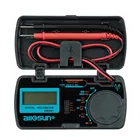 Цифровой мультиметр карманный размер тестер напряжения постоянного и переменного тока многофункциональный тестер Мини Ампер Омметр Автоматический диапазон