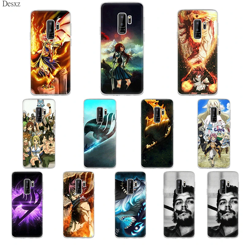 Чехол для мобильного телефона Gerleek Fairy Tail Samsung A7 A8 A9 A10 A30 A40 A50 A70 J6 S10 S10E S9 Plus M10 M20