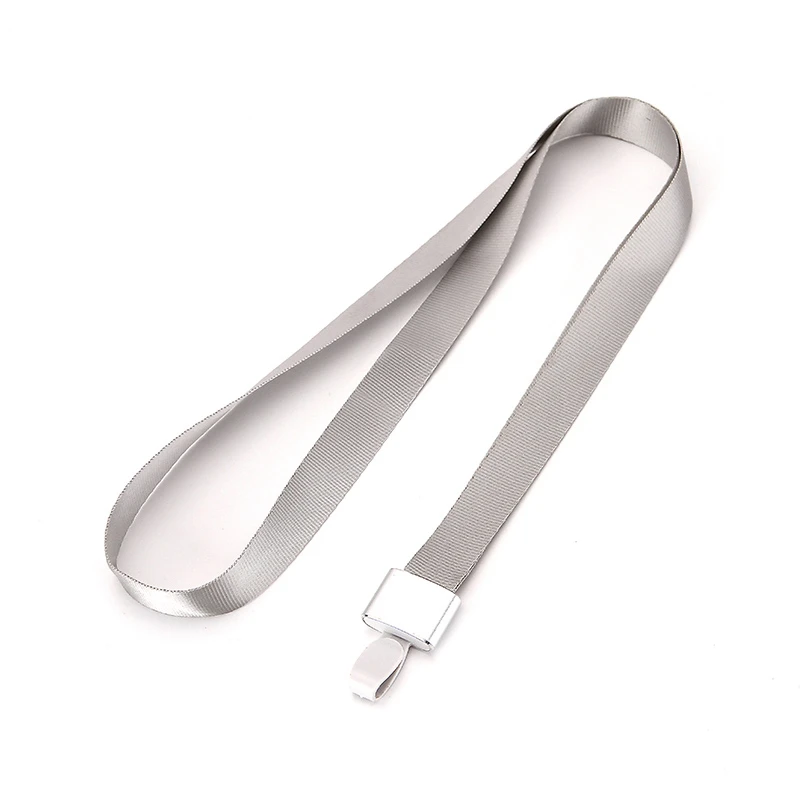 style 1 Silver Дешевый алюминиевый сплав, подвесной ремешок для шеи, ремешок для мобильного телефона, ремни для камеры, USB, ID, пропуск, карта, имя, значок, держатель, ключи, металлический зажим - Цвет: style 1 Silver
