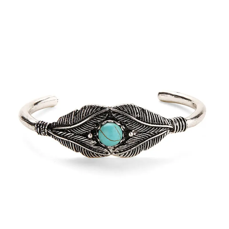 Женский Винтажный Браслет манжета с листьями из сплава|bangles fashion|fashion banglewholesale bangle