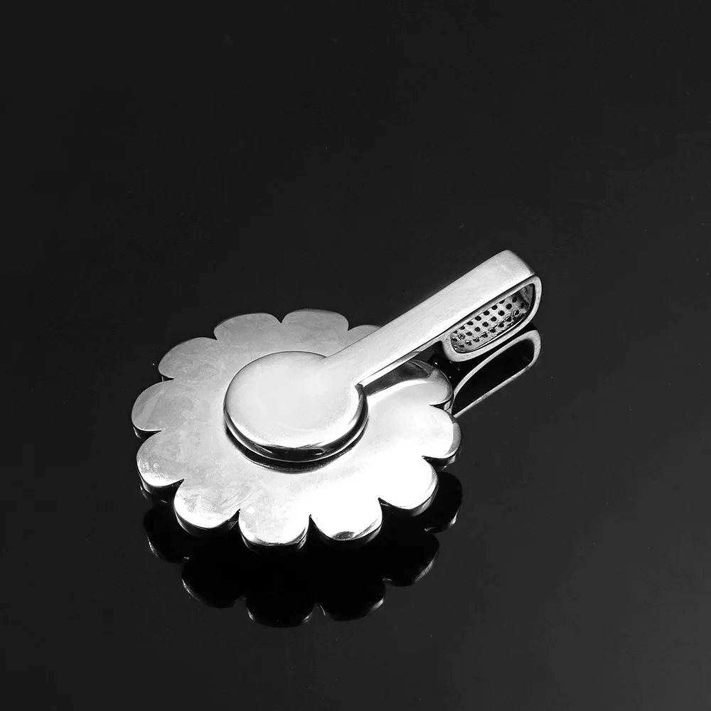 Хип хоп 3A Циркон вращающийся улыбка RotationTakashi Мураками ожерелье из подсолнечника