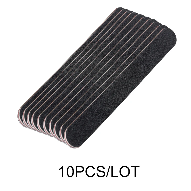 ROSALIND пилка для ногтей 10 шт./компл. черный дизайн полный профессиональный