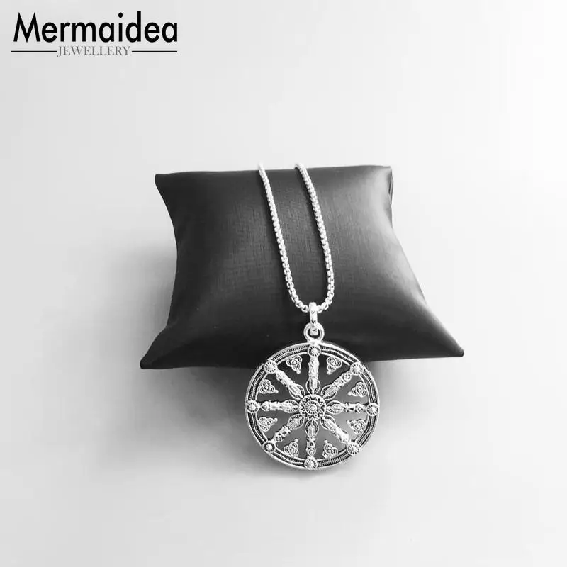 Подвеска Karma Wheel новинка 2020 года модные ювелирные изделия в стиле панк украшения