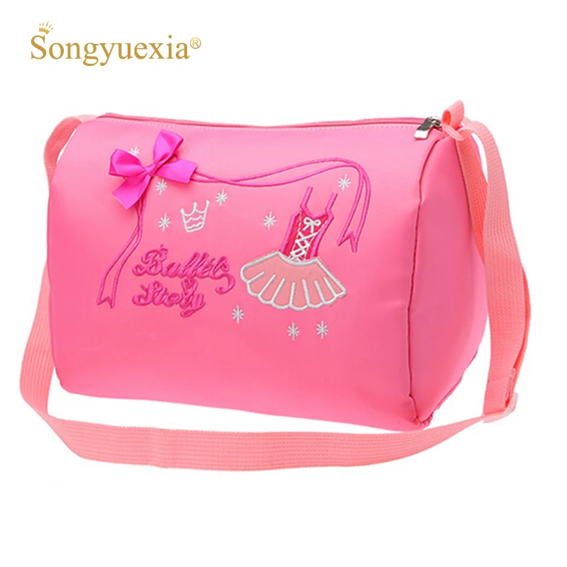 

Pink Child Ballet Bag Kids Cavans Ballet Dance Bags Lovely Kids Women Crossbody Bag For Dance Ladies Girls Ballet Dance Bag
