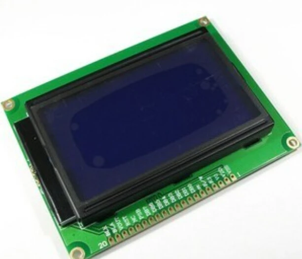 Синий экран LCD 12864 5V дисплей с подсветкой ST7920 Стандартный для Arduino|screen display|backlight
