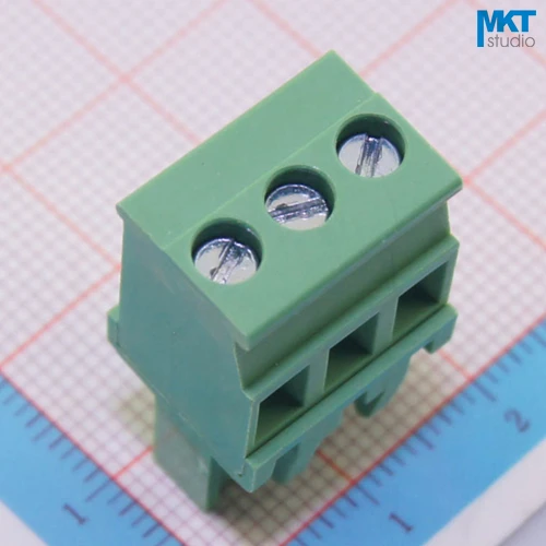 50 шт. 3P 5 08 мм Шаг A-типа прямой женский PCB Электрический винтовой клеммный блок