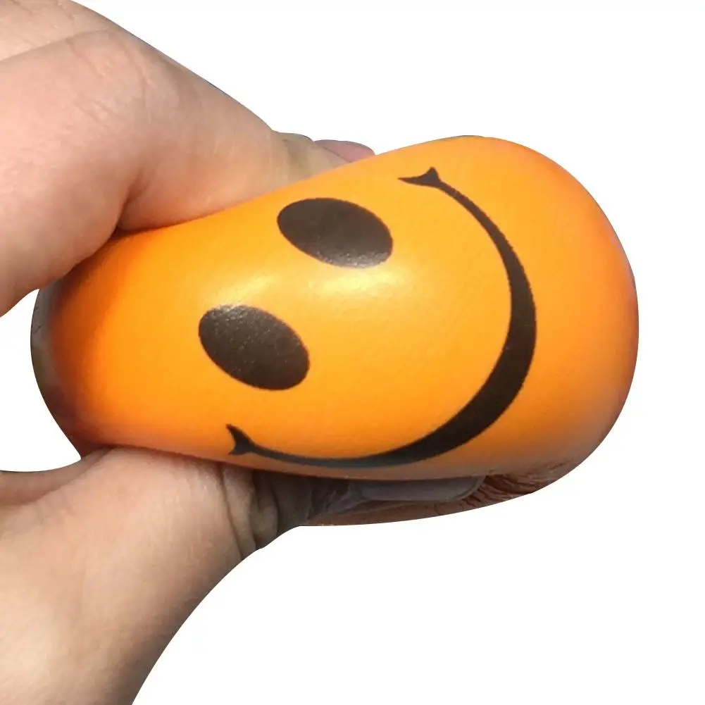 

2 Pcs Emotion Face Squeeze Balls Funny Modern Stress Ball Relax Emotional Hand Wrist Exercise Stress Toy Balls Toys for Children