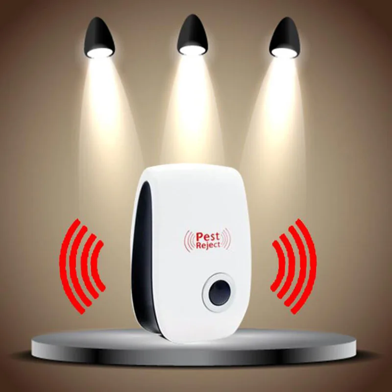 Electronic Ultrasonic Mouse Killer Cockroach Trap Insect Mosquito Repeller Rats Spiders Practical Pest Control Device |