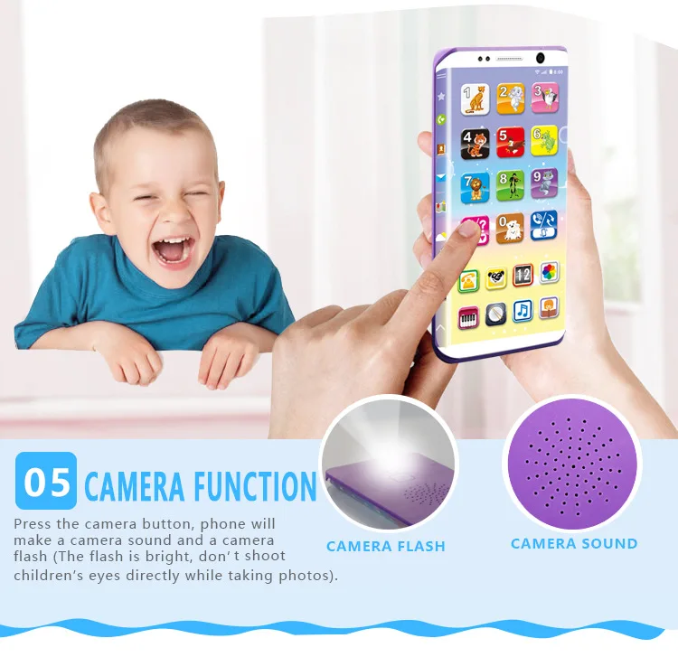 Children smart early education phone multifunction music charging toy for children | Игрушки и хобби