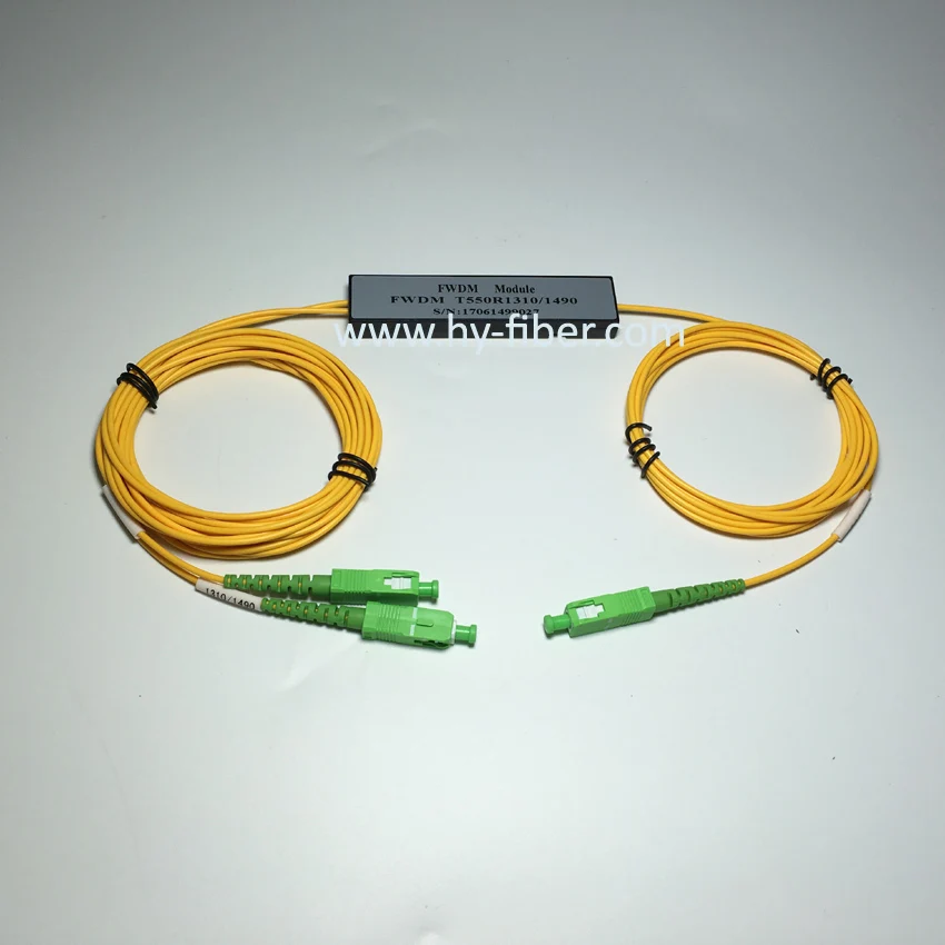 FWDM 1310/1490/Нм GPON/EPON с коннектором волоконно оптический мультиплексор разделения