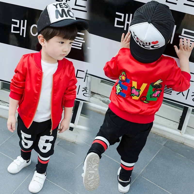 Child outerwear 2017 spring and autumn male child baseball uniform small children's clothing jacket baby cardigan female | Детская