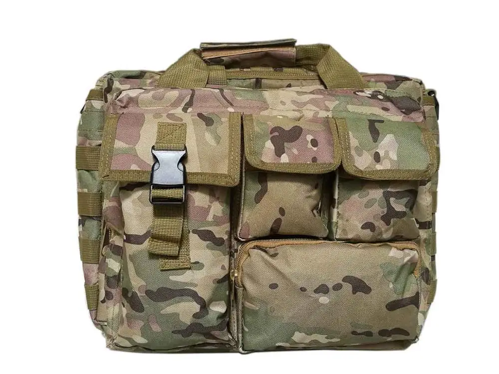 CP Camo Мульти-Карманы Мужская сумка через плечо военная сумка для ноутбука сумка для 1" 15" ноутбука Портфель камера для ноутбука сумки - Цвет: CP Camo