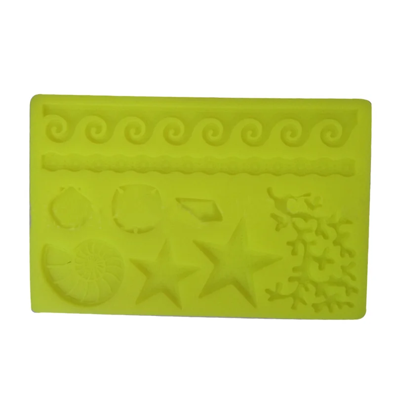 Силиконовые кораллы морские звезды звезда океан помадка формы для торта