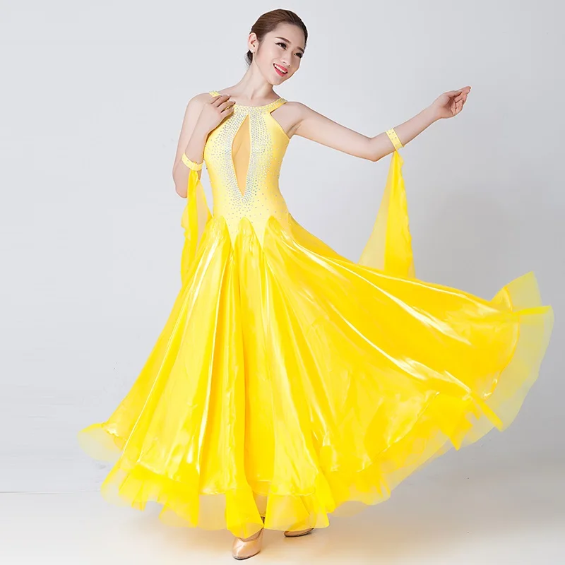 

standard ballroom dress for ballroom dancing Standard viennese waltz dress ballroom dance competition dress plus size costume