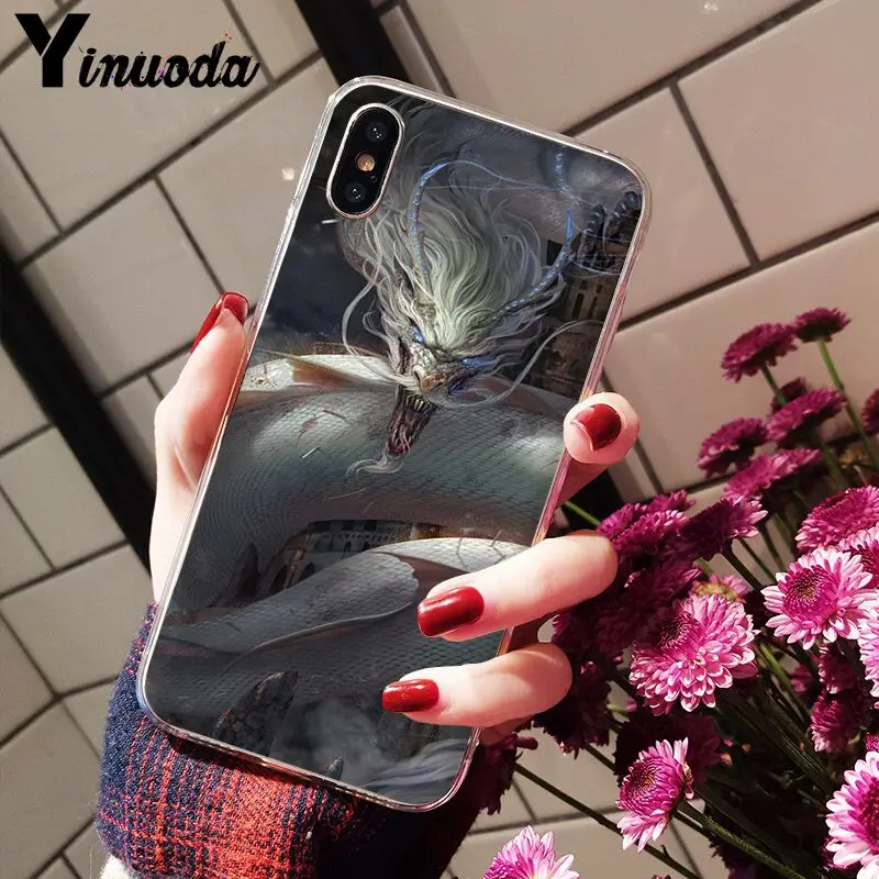 11pro MAX китайский стиль Дракон Мягкий Силиконовый ТПУ чехол для телефона iPhone 5 5Sx 6 7