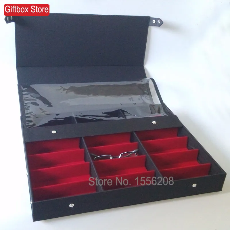 Органайзер для хранения очков солнцезащитных ювелирных изделий 18 ячеек | Дом и