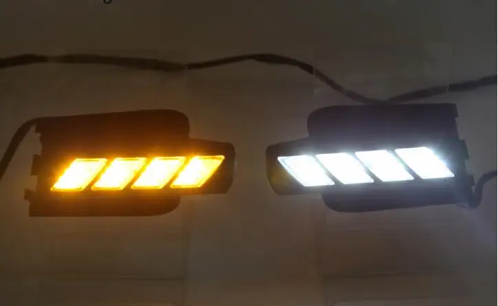 DRL для Toyota Prado 120 Land cruiser LC120 FJ120 2003 2004 2005 2006 2007 2008 2009 Светодиодный дневной светильник противотуманная фара