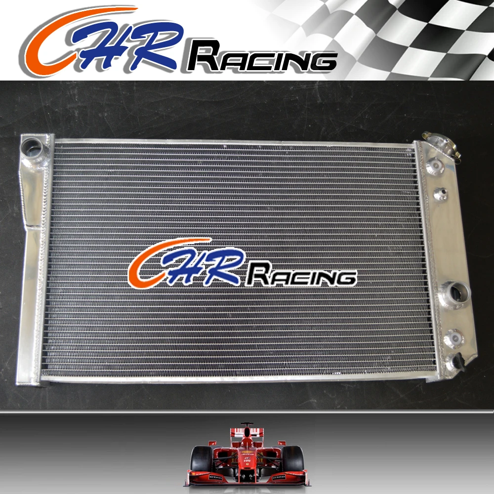 Алюминиевый радиатор и пластиковый вентилятор * 2 для Шевроле Корвет 5 7 L83/S10 V8