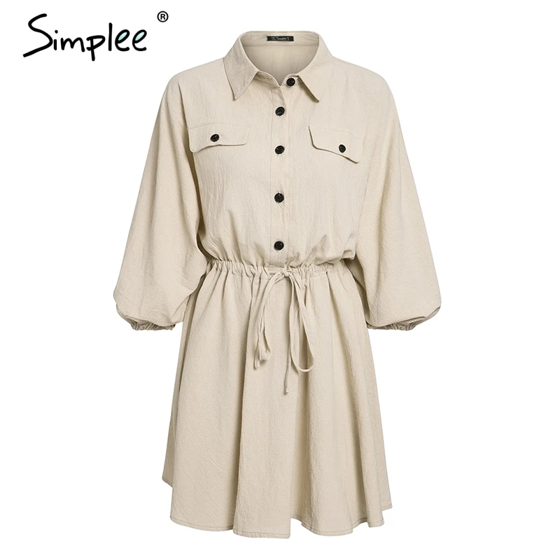 Mom Dress Simplee Льняные женские короткое хлопчатобумажные рубашкa V-образным вырезом с коротким рукавом льняные короткoе летние платья Повседневные детскoе ползункa семейные наряды - Цвет: Mom Dress