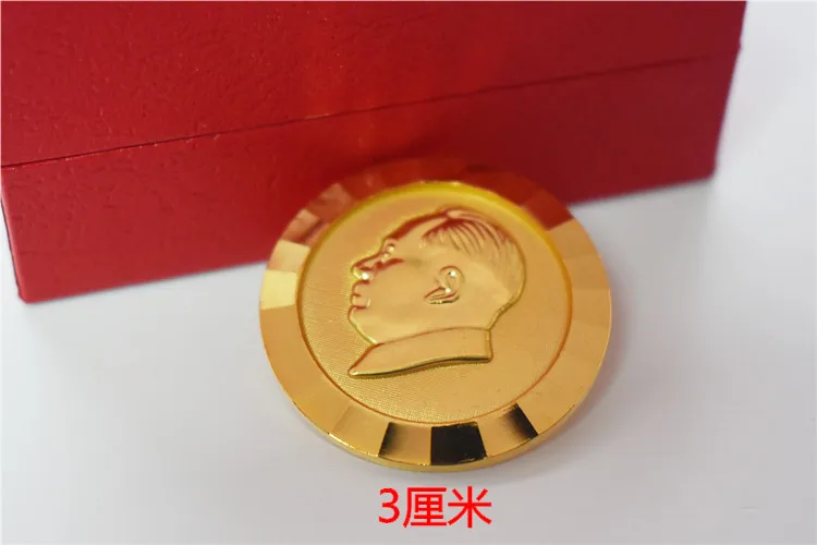 Лидер продаж оптовая продажа 10 шт топ Китай Великий лидер Мао Цзэ Донг 24K