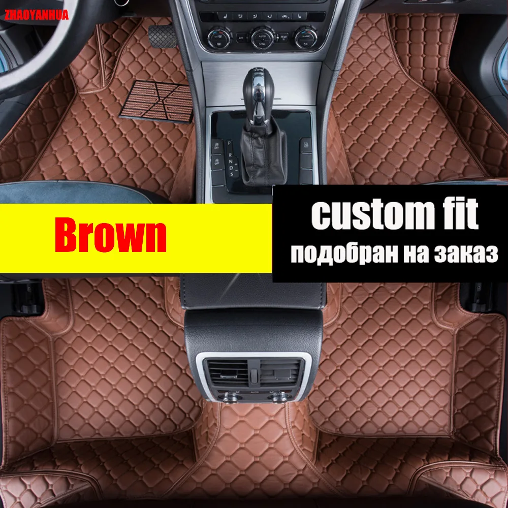 

ZHAOYANHUA car floor mats for Mercedes Benz W176 A class 160 180 200 220 250 260 A45 AMG 6D car-styling rugs liners (2012-now)