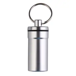 Портативный чехол для путешествий, контейнер для таблеток, лекарств, водонепроницаемый, брелок контейнер инструментов, капсула, бутылочка, брелок для ключей, аптечка первой помощи