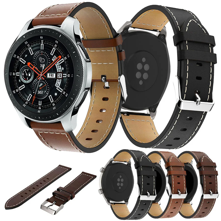 Кожаный ремешок для Samsung Gear S3 Frontier/Классические Смарт-часы сменный Браслет часов