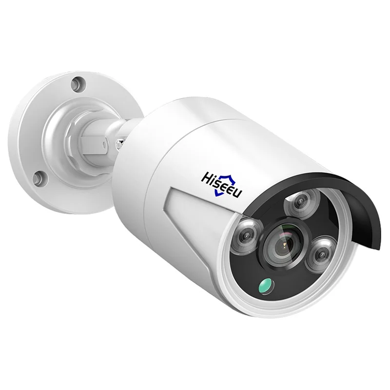 Hiseeu H.265 8CH 4MP POE Security Camera System Kit Audio Record IP IR Outdoor Waterproof CCTV Video Surveillance NVR Set | Безопасность