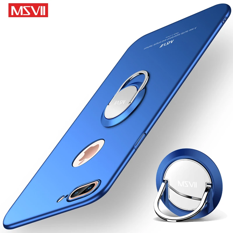 MSVII чехол для iPhone 7 Plus роскошный матовый Apple 8 металлический автомобильный