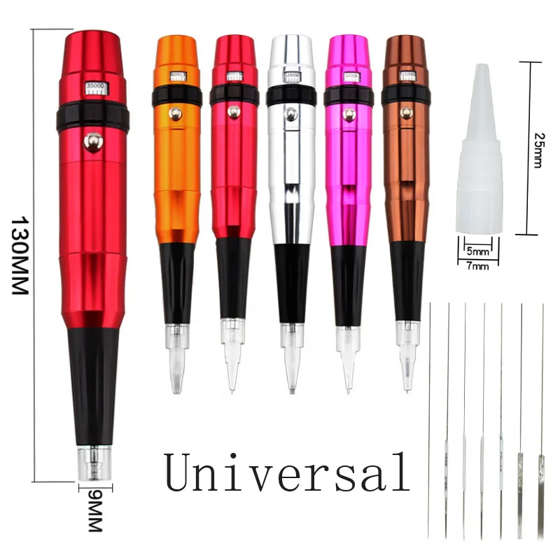 Professional Dermografo Universal Permanent Makeup Tattoo Machine Swiss Motor Permanent Makeup Pen With permanent makeup needles