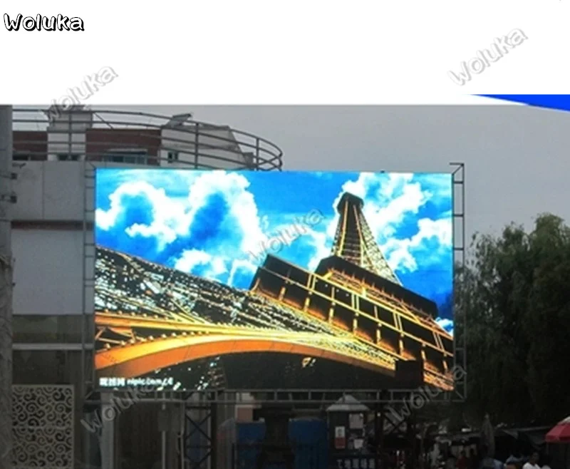 Наружный коммерческий СВЕТОДИОДНЫЙ полноцветный дисплей P10 100*100 см большой HD