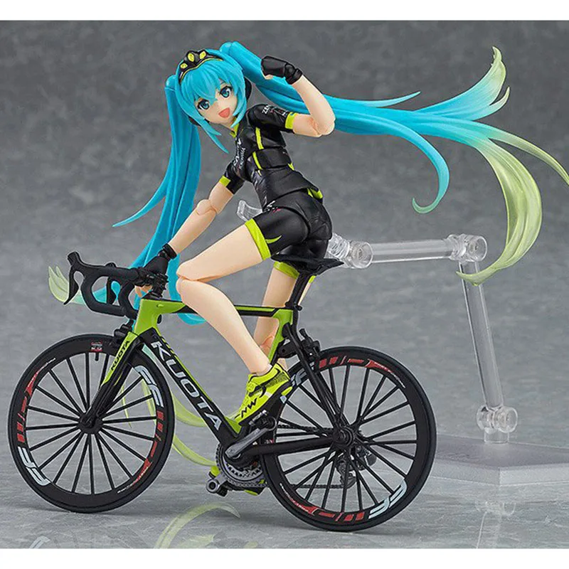 Новый горячий Figma 307 Hatsune Miku Racing Bicycle 2015 teamuario поддержка Ver. Подвижная фигурка