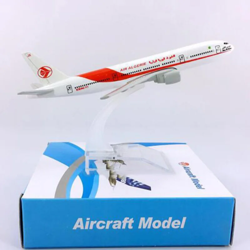 Модель Boeing B777 200 Air Algeria Airways 16 см 1:400|Вертолеты самолеты корабли космическая