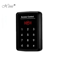 free shipping 125khz smart card access control system touch keypad password door control card reader with 10pcs rfid card key