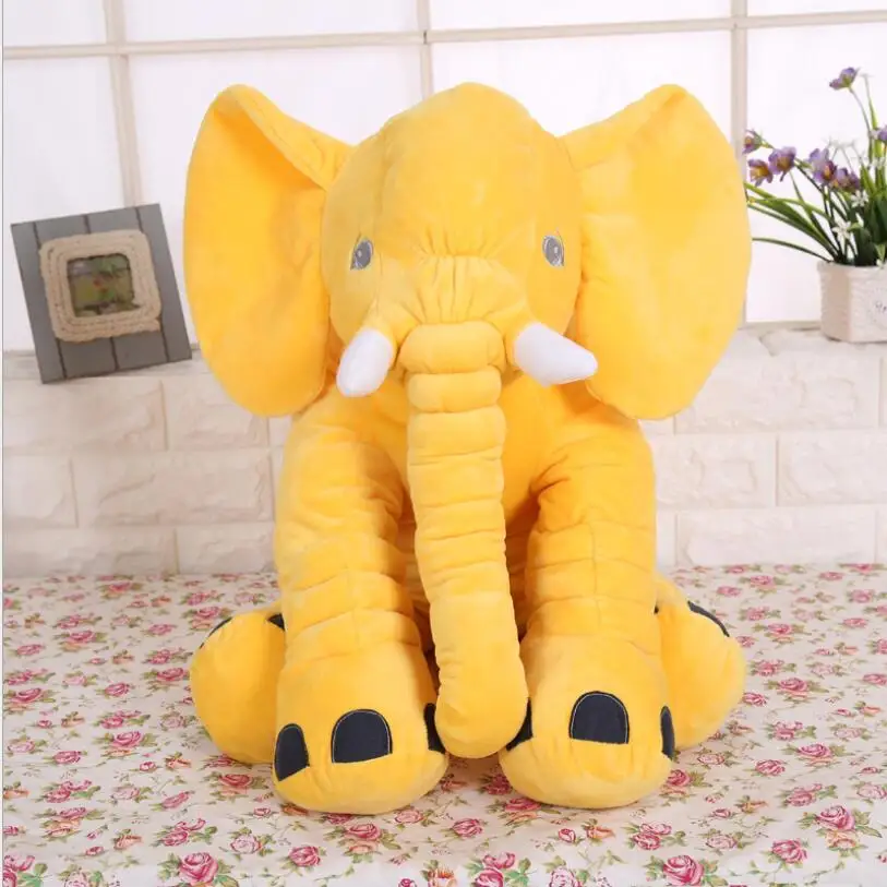 33cm High Quality Lovely Plush Elephant Toy Soft Fabric Animal Doll For Baby &amp Kids Sleeping Quiet |