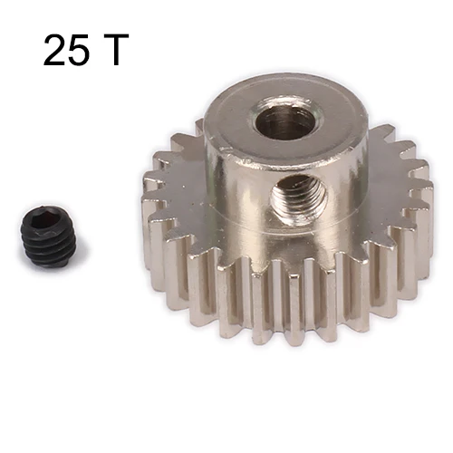 25T Зубчатые зубья шестерни HSP 1:10 18T 19T 20T 21T 22T 23T 24T 25T 26T 29T для радиоуправляемого автомобиля 0,6 апертура 3,2 мм части HPI Hi speed Axial - Цвет: 25T
