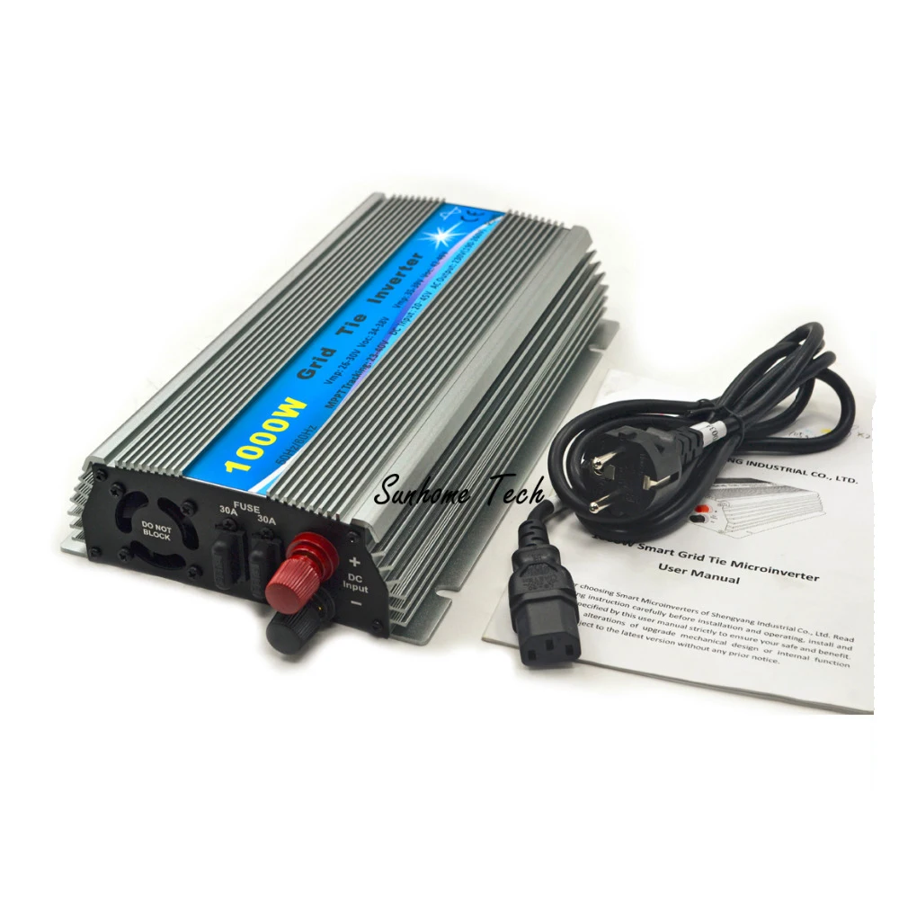 1000 Вт Солнечная Сетка галстук микро инвертор чистая Синусоидальная волна 20 45 В