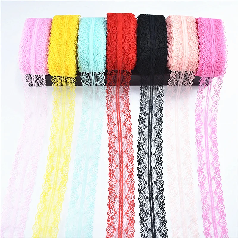 10yard african lace fabric Black Ribbon3.8CM DIY nigerian embroidery net holiday decorations clothing Trim | Дом и сад