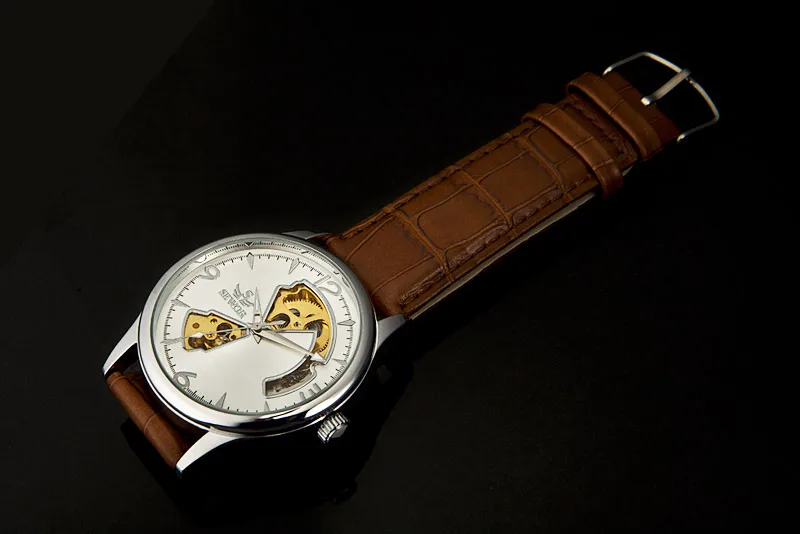 

SEWOR NEW Fashion Men's Mechanical Steampunk Skeleton Hand Wind Watch Men
