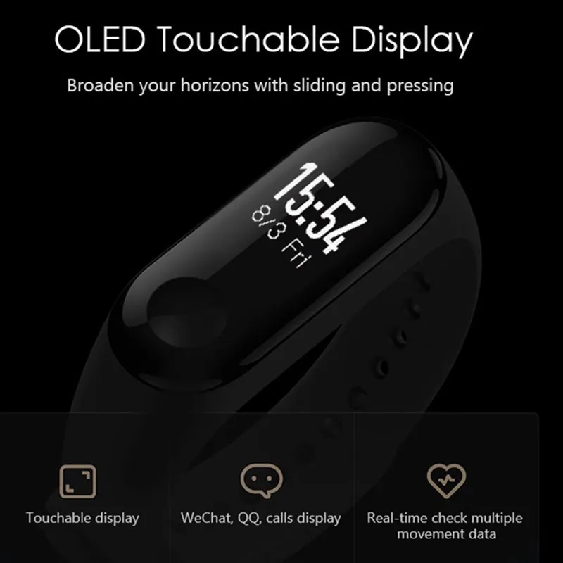 Xiaomi Mi Band 3 спортивный смарт Браслет фитнес браслет шагомер пульсометр Сенсорный