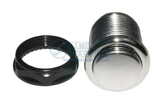 Хромированная кнопка (штепсельная вилка) для аркадных игр 30 шт. 24 мм | Спорт и