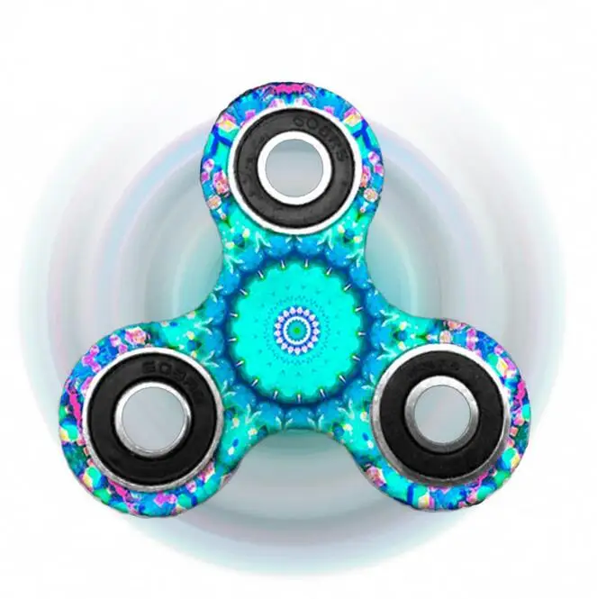 Керамический подшипник Tri Spinner ABS EDC ручной Спиннер для аутизма и СДВГ антистресс