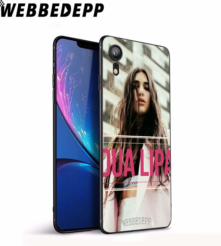 1 Мягкий чехол WEBBEDEPP Dua Lipa для iPhone 5 5S 6 6S 7 8 Plus X XS 11 Pro MAX XR - Цвет: 1