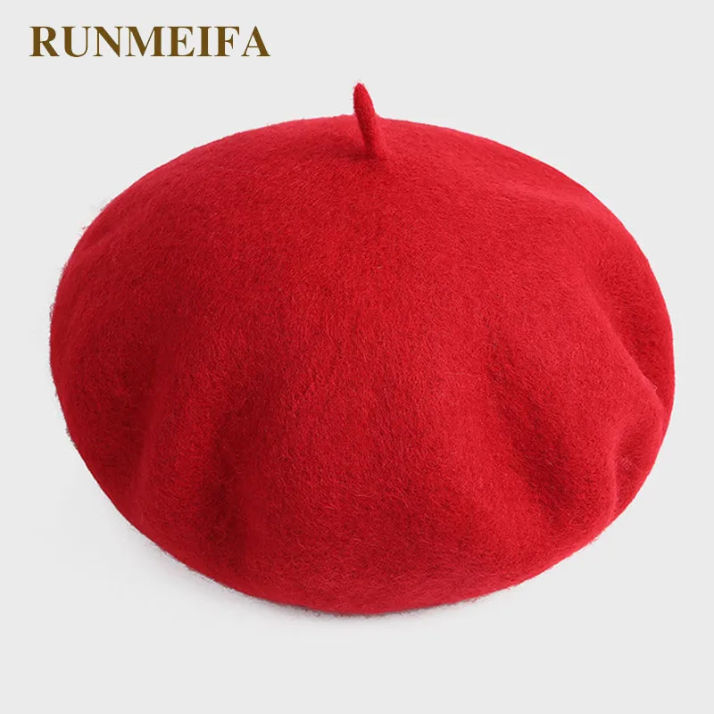 

RUNMEIFA 2019 модный демисезонный берет художественная шапка для женщин Кепка для женщин Ретро кепки для Женщин Художественная кепка бесплатная ...