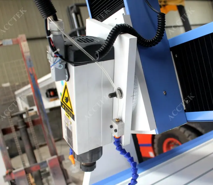 Cnc маршрутизатор для дерева водяного охлаждения шпинделя 3d комплект маленькая