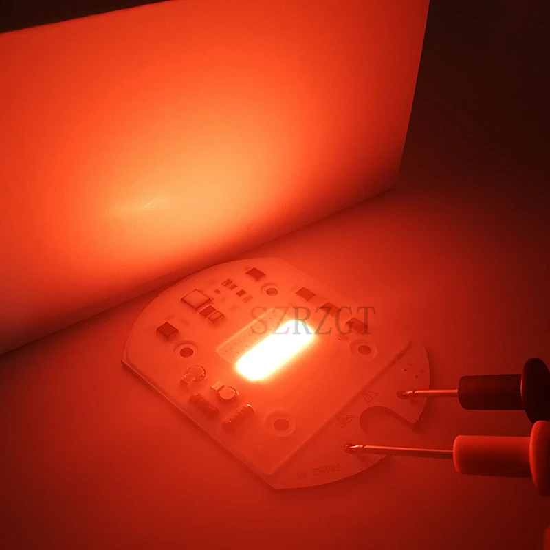 Светодиодный RGB COB Чип красочный AC220V 30 Вт смарт IC без драйвера для DIY прожектор красный зеленый синий чередование