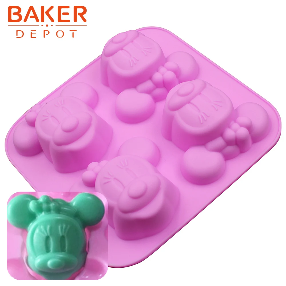 Силиконовая форма для выпечки торта с 4 отверстиями|cake mold|pudding moldsilicone cake mold |