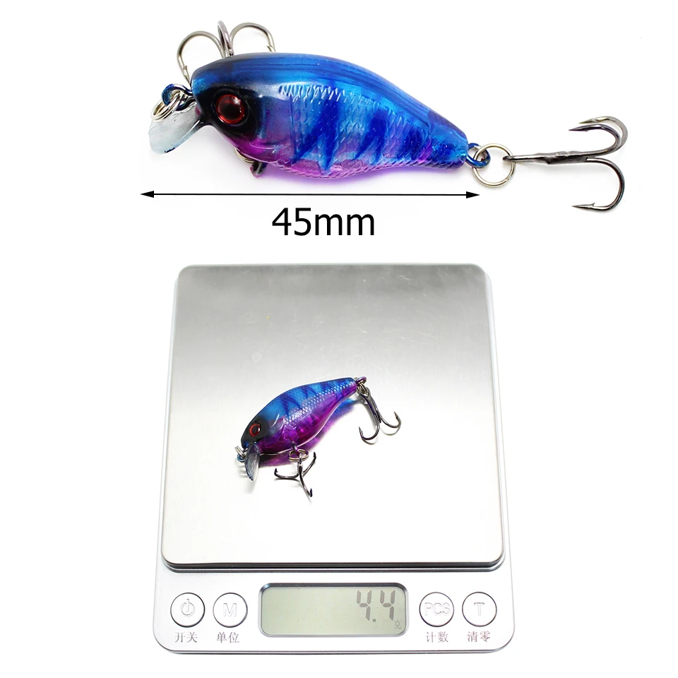 Рыболовные приманки Topwater Minnow, 45 мм, 4,4 г, искусственная жесткая приманка, Япония, мини-воблеры для рыбы, PESCA, Воблер для ловли карпа WW304Y