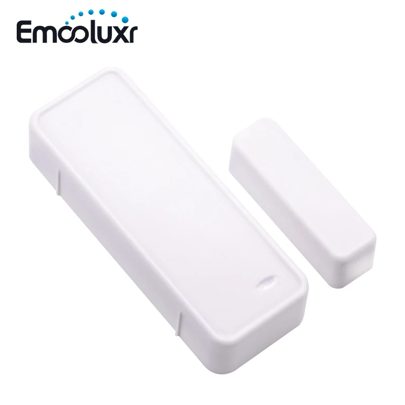 Wholesales 50pcs 433MHz Wireless Magnetic Contact Door Sensor Window Detector for WIFI GSM Alarm System G90B Plus S2W S2G G90E