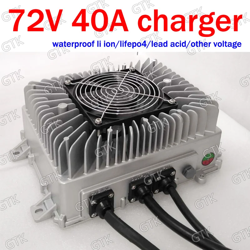 GTK 72V 40A charger lithium battery 24S 87.6v lifepo4 20S 84v 21S li ion 30S LTO lead acid smart charger|Зарядные устройства| |